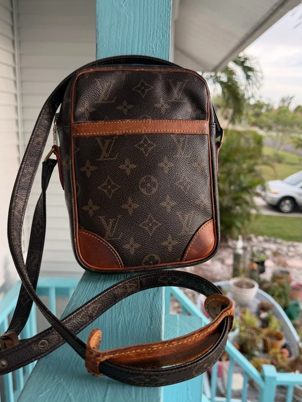 Louis Vuitton Vintage Danube PM Monogram Crossbody Bag